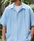 【継続品番の為アウトレット消化】インド製 リラックスフィット キューバシャツ ショートスリーブ