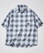 オンブレ チェック シャツ
