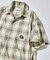 オンブレ チェック シャツ