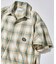 オンブレ チェック シャツ