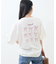 リボン バックプリントTシャツ/刺繍Tシャツ