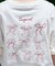 リボン バックプリントTシャツ/刺繍Tシャツ