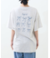 リボン バックプリントTシャツ/刺繍Tシャツ