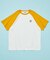 別注「キャッチミー」ワンポイント クルーネック半袖ラグランTシャツ