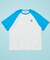 別注「キャッチミー」ワンポイント クルーネック半袖ラグランTシャツ