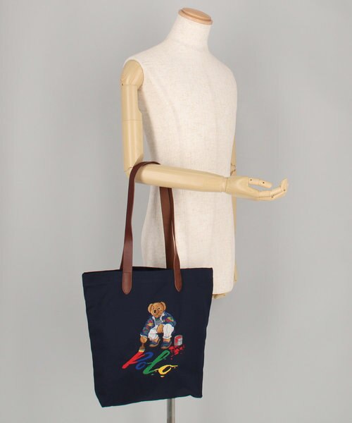 CANVAS POLO BEAR SHOPPER TOTE/キャンバス ポロ ベア