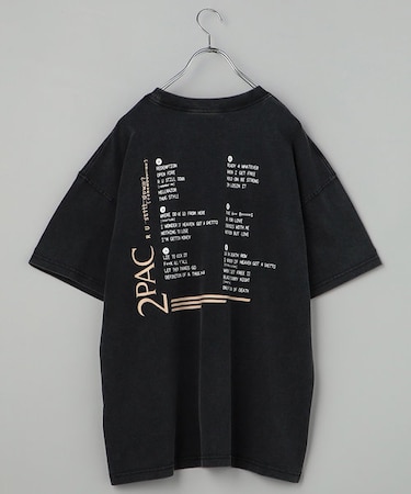 2PAC ツーパック 別注 ビッグシルエット フロントプリント クルー 