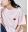 tombonia ハート刺繍 コンパクトTシャツ