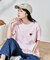 tombonia ハート刺繍 コンパクトTシャツ