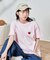 tombonia ハート刺繍 コンパクトTシャツ