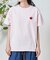 tombonia ハート刺繍 コンパクトTシャツ