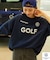 限定展開 Volkswagen×FREAK'S STORE/フォルクスワーゲン 別注 ビッグシルエット ゲームシャツ クルーネックTEE/GOLF