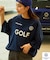 限定展開 Volkswagen×FREAK'S STORE/フォルクスワーゲン 別注 ビッグシルエット ゲームシャツ クルーネックTEE/GOLF