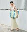 STRIPE TOTE BAG L / インド ストライプ トートバッグ L