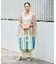 STRIPE TOTE BAG L / インド ストライプ トートバッグ L