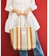 STRIPE TOTE BAG L / インド ストライプ トートバッグ L
