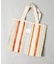 STRIPE TOTE BAG L / インド ストライプ トートバッグ L
