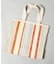 STRIPE TOTE BAG L / インド ストライプ トートバッグ L