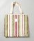 STRIPE TOTE BAG L / インド ストライプ トートバッグ L