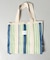 STRIPE TOTE BAG L / インド ストライプ トートバッグ L