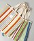 STRIPE TOTE BAG L / インド ストライプ トートバッグ L