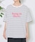 カラーロゴボーダーTシャツ