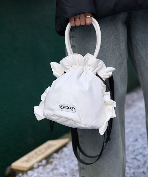 別注 マルチウェイ エナメルフリルバッグ｜フリークスストアの