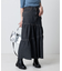 別注 Asymmetry Tiered Skirt/別注 アシンメトリー ティアードスカート/デニムスカート