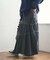 別注 Asymmetry Tiered Skirt/別注 アシンメトリー ティアードスカート/デニムスカート