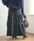 別注 Asymmetry Tiered Skirt/別注 アシンメトリー ティアードスカート/デニムスカート