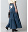 別注 Asymmetry Tiered Skirt/別注 アシンメトリー ティアードスカート/デニムスカート