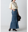 別注 Asymmetry Tiered Skirt/別注 アシンメトリー ティアードスカート/デニムスカート