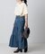 別注 Asymmetry Tiered Skirt/別注 アシンメトリー ティアードスカート/デニムスカート