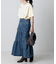 別注 Asymmetry Tiered Skirt/別注 アシンメトリー ティアードスカート/デニムスカート