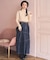 別注 Asymmetry Tiered Skirt/別注 アシンメトリー ティアードスカート/デニムスカート