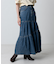 別注 Asymmetry Tiered Skirt