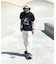 HOSOI PHOTO S/S TEE モノクロ
