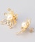 フラワーパールピアス