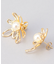 フラワーパールピアス