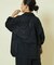 レース刺繍パッチワークシャツ