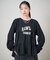 布帛ドッキング ロングスリーブTシャツ