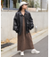 フェイクレザーブルゾン