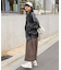 フェイクレザーブルゾン