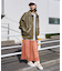 フェイクレザーブルゾン