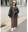 フェイクレザーブルゾン