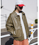 フェイクレザーブルゾン