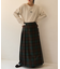 Combination Fashion Maxi Kilt/コンビネーション ファッション マキシ キルト/チェック ロングスカート