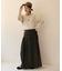 Combination Fashion Maxi Kilt/コンビネーション ファッション マキシ キルト/チェック ロングスカート