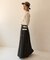 Combination Fashion Maxi Kilt/コンビネーション ファッション マキシ キルト/チェック ロングスカート