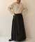 Combination Fashion Maxi Kilt/コンビネーション ファッション マキシ キルト/チェック ロングスカート